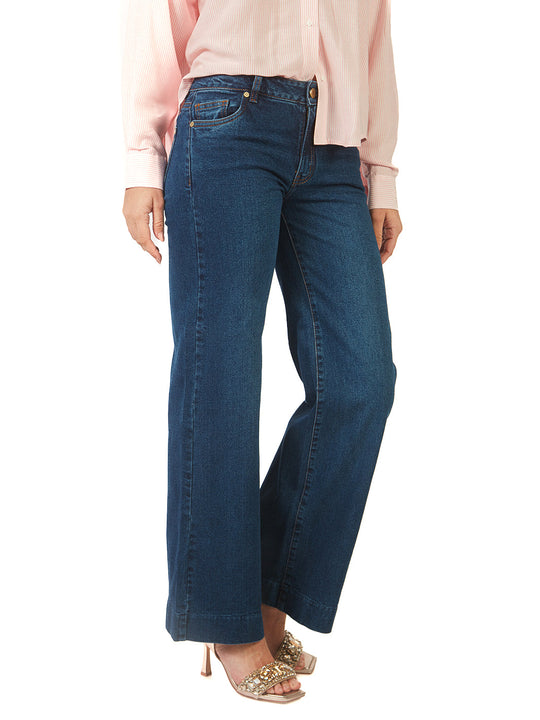 Pantalones Semi Palazo Jp00606Smc
