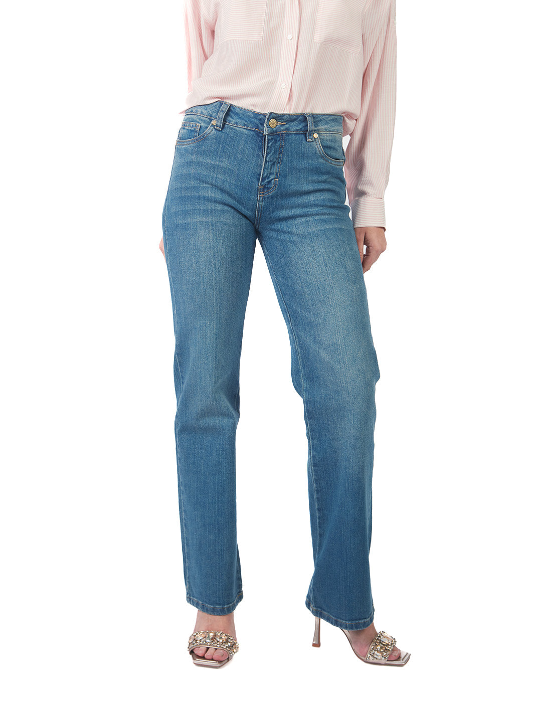 Pantalones Rectos Jp90576Tym