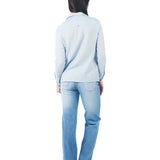 Pantalón Jean Recto CELESTE