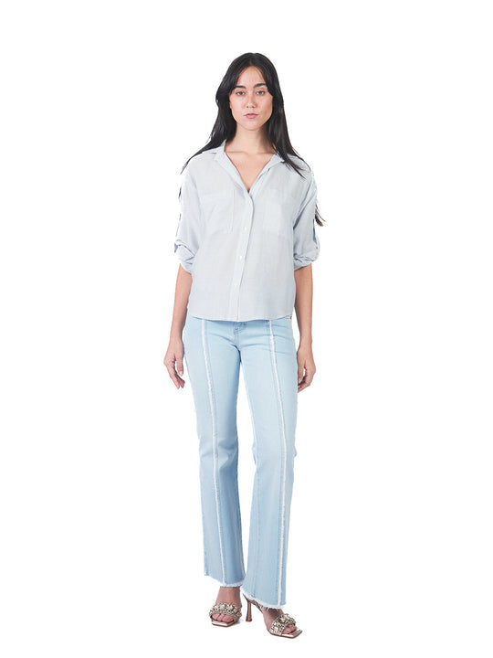 Pantalones Semi Palazo Jp90585Tym