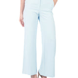 Pantalón Recto Estampado CELESTE