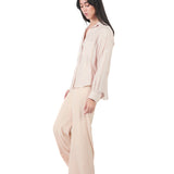 Pantalón Recto Estampado CREMA