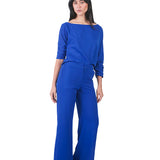 Pantalón semi wide leg AZULINO