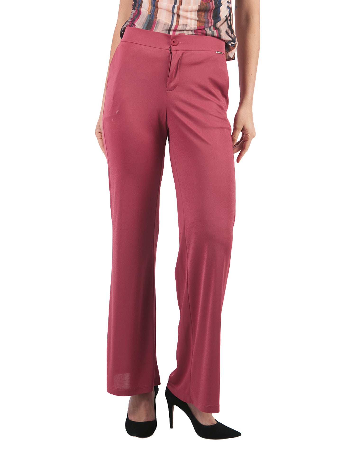 Pantalones Rectos PT00800TRZ Magenta