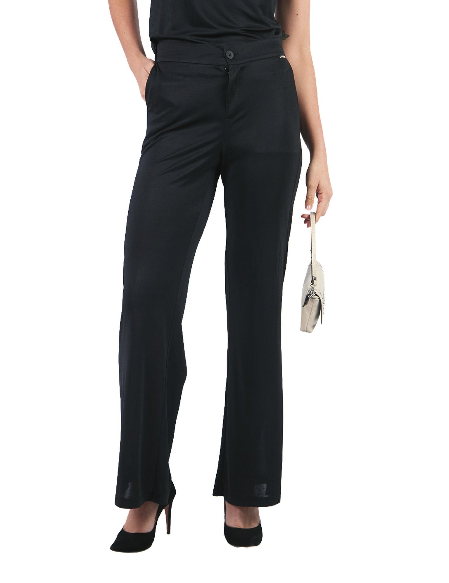 Pantalones Rectos PT00800TRZ Negro