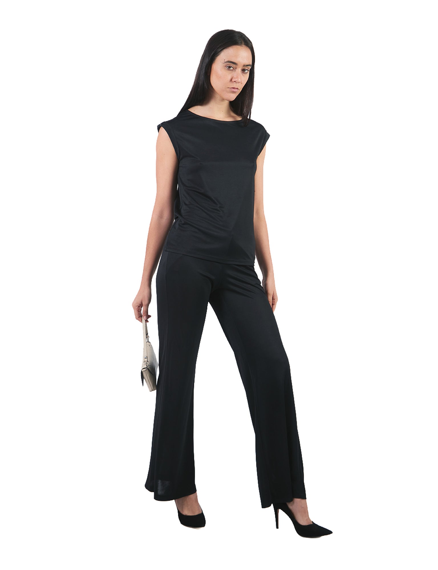 Pantalones Rectos PT00800TRZ Negro