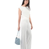 Pantalones Rectos PT00801TRZ HUESO