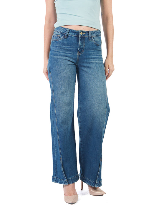 Pantalones Semi Palazo Jp00608Tym