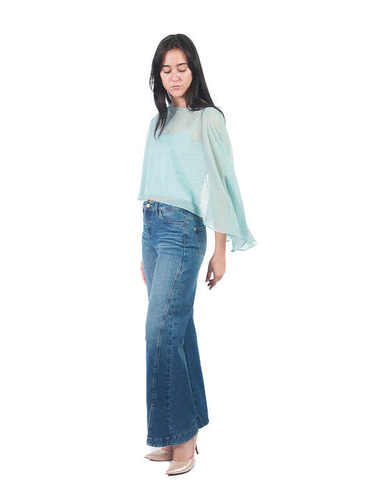 Pantalones Semi Palazo Jp00608Tym