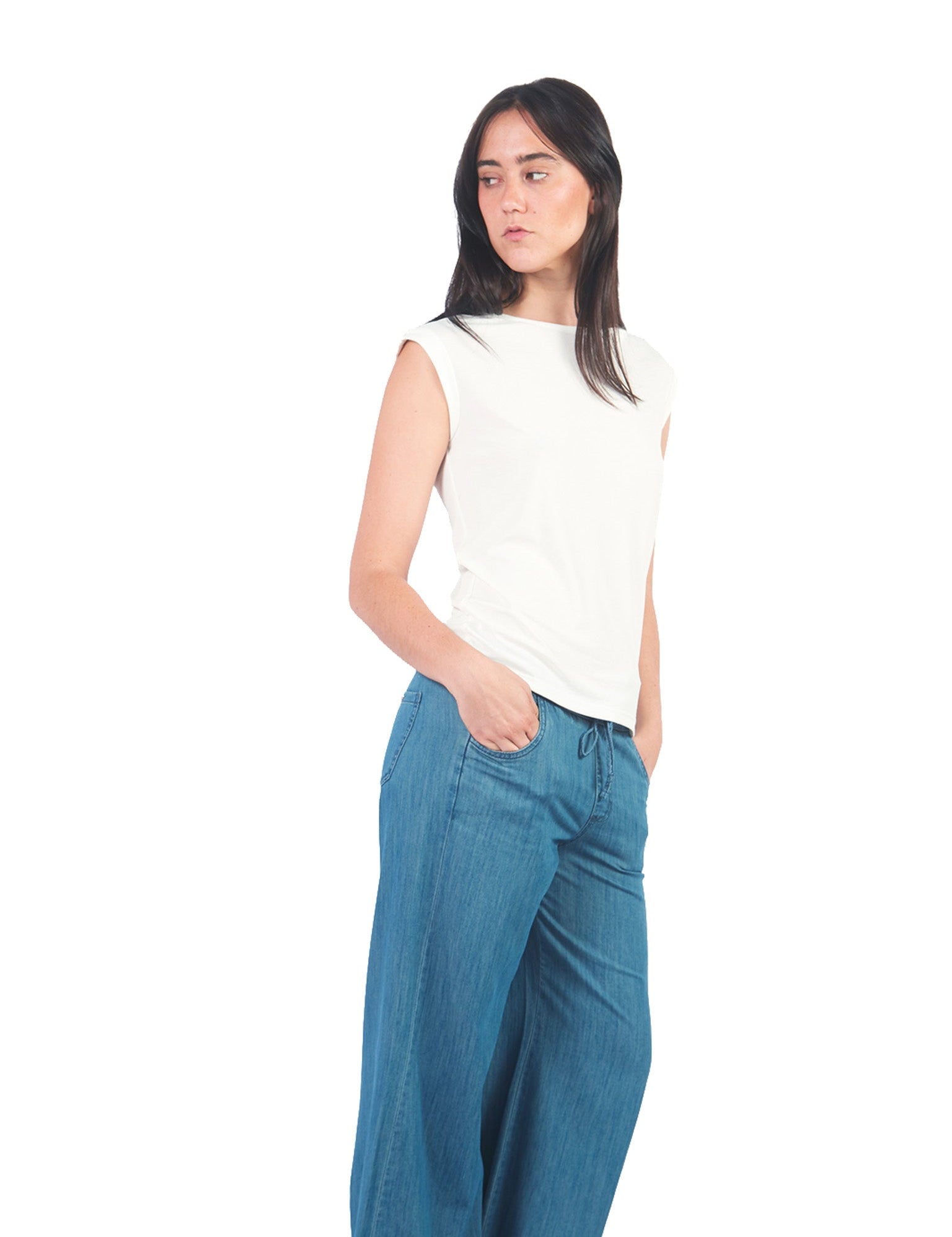Polos Manga Cero Y Kimono Pl01135Trz Hueso