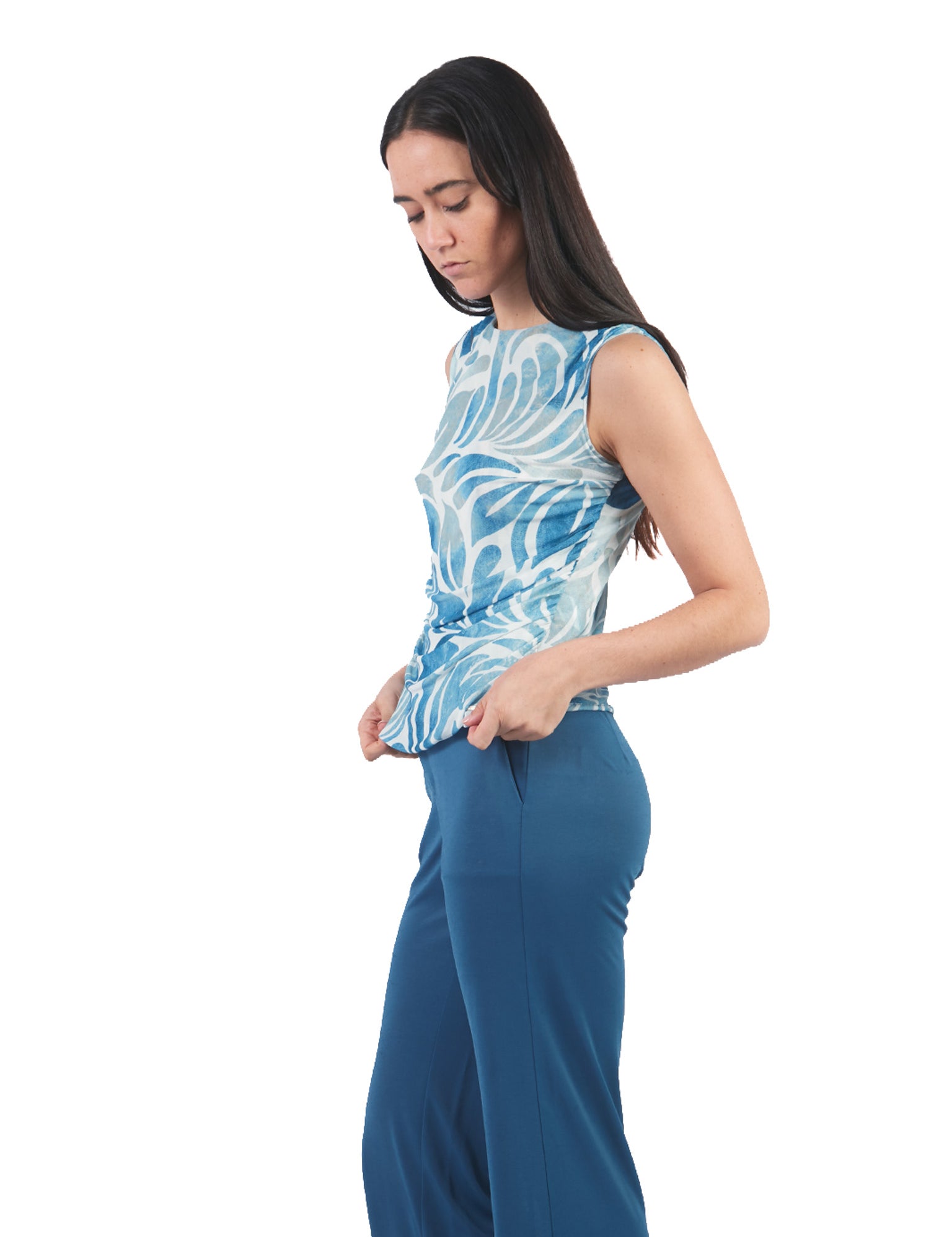 Polos Manga Cero Y Kimono PL01322TUL Azul