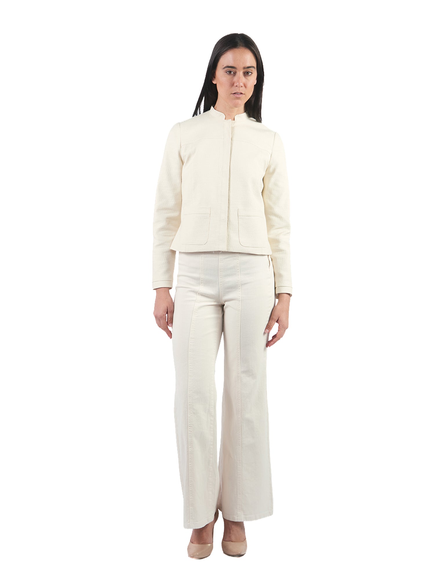Sacos Manga Larga SA0054184F Crema