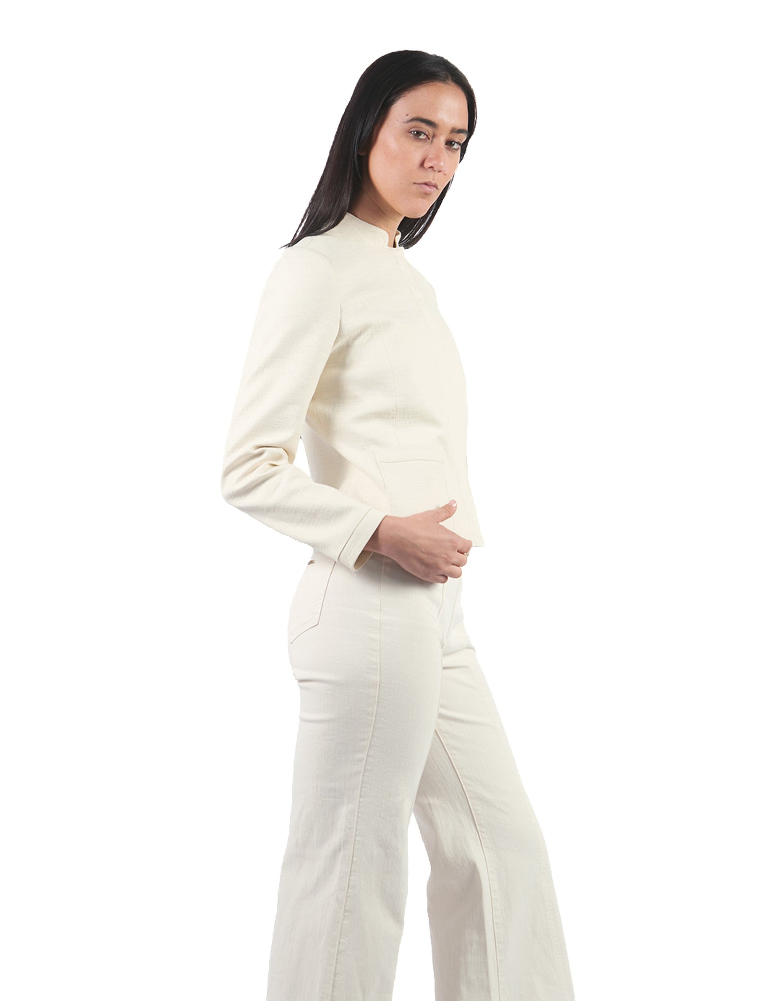 Sacos Manga Larga SA0054184F Crema