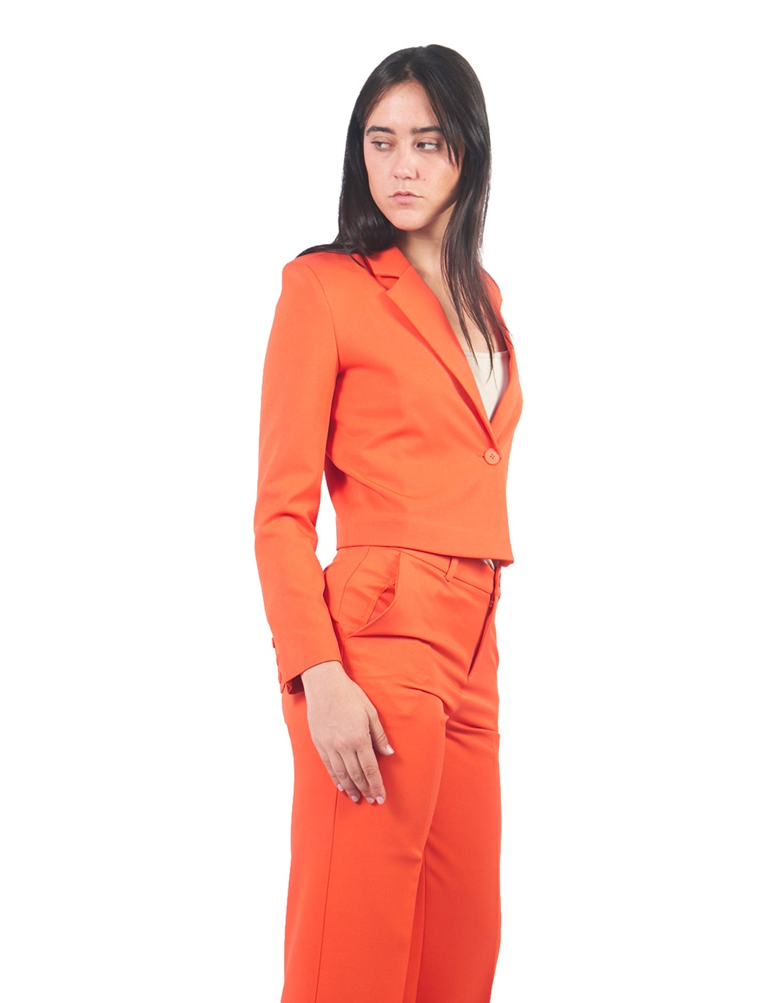 Sacos Manga Larga Sa00549Grt Naranja