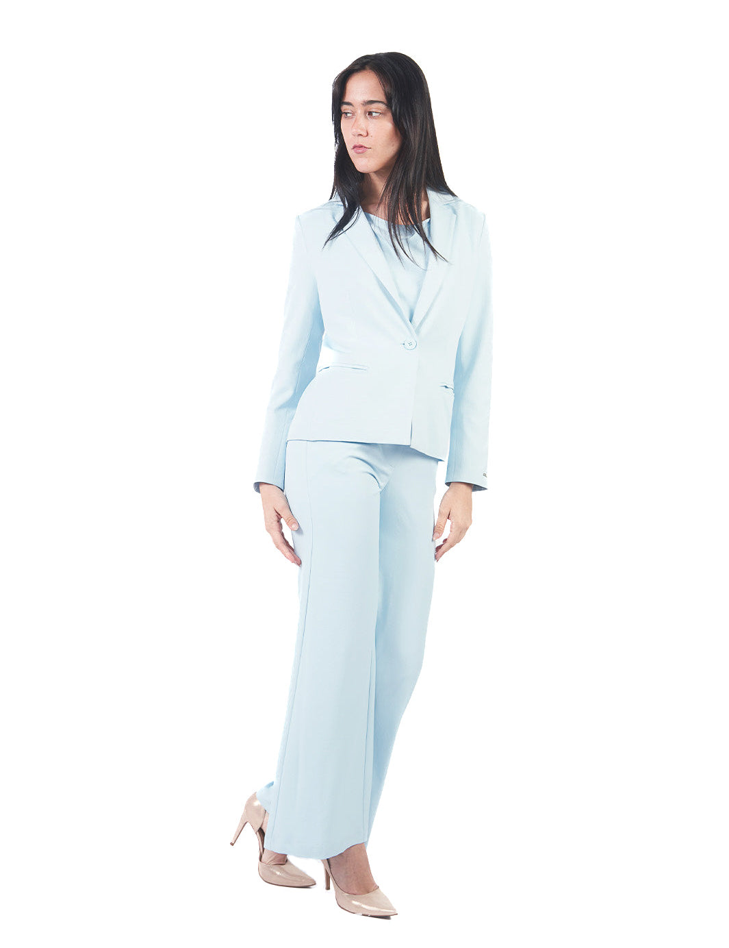Sacos Manga Larga Sa00578Slz CELESTE