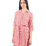 Vestidos Manga Larga VD00348BAT ROJO