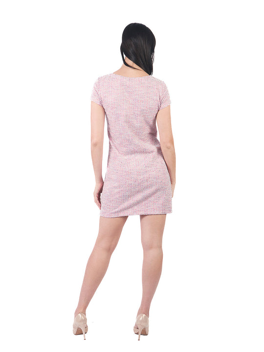 Vestidos Manga Corta Vd00442Fcl