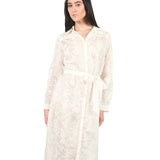 Vestidos Manga Larga VD00948PDE CREMA