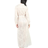 Vestidos Manga Larga VD00948PDE CREMA