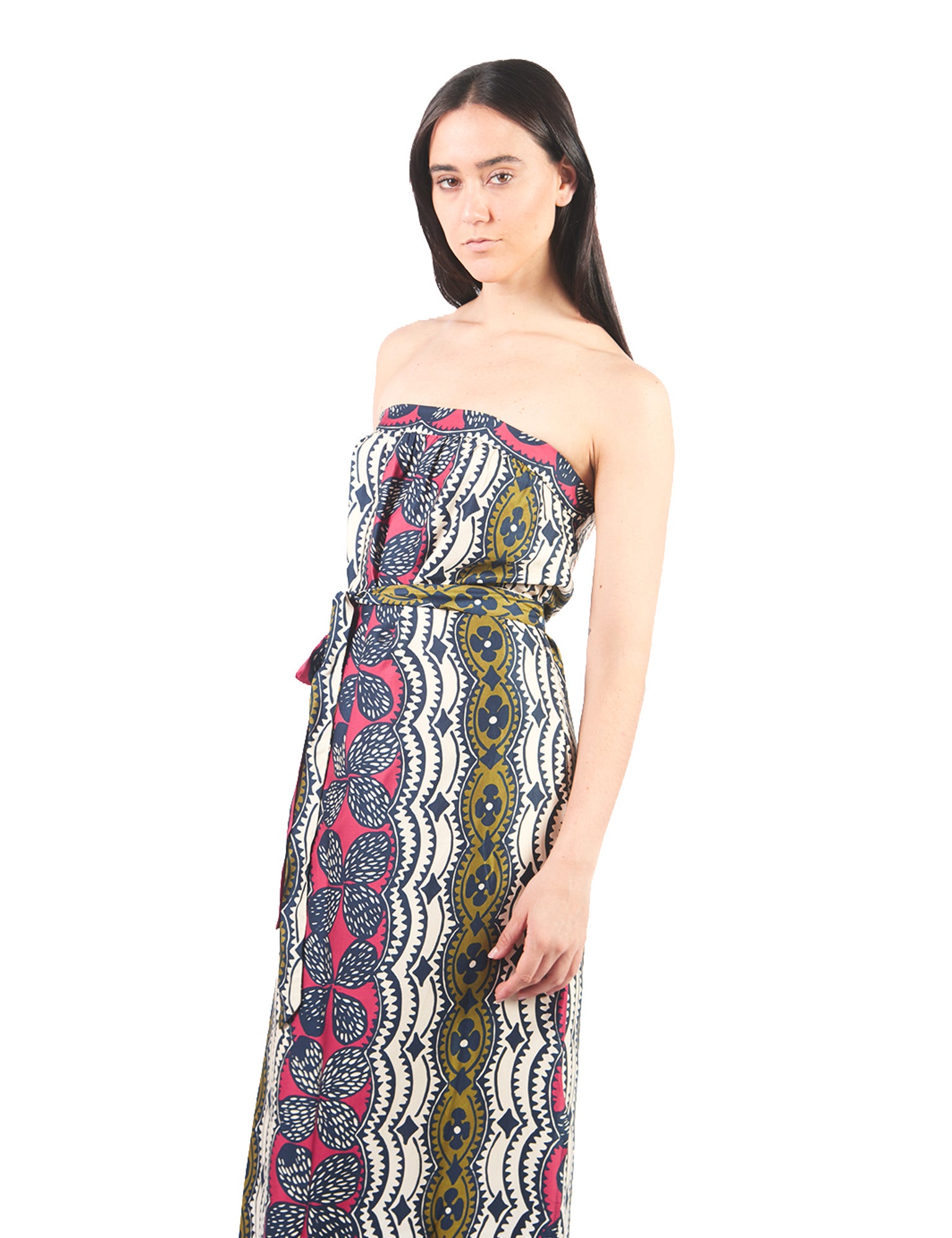 Vestidos Con Tirantes Y Strapless VD00949AEV AZUL