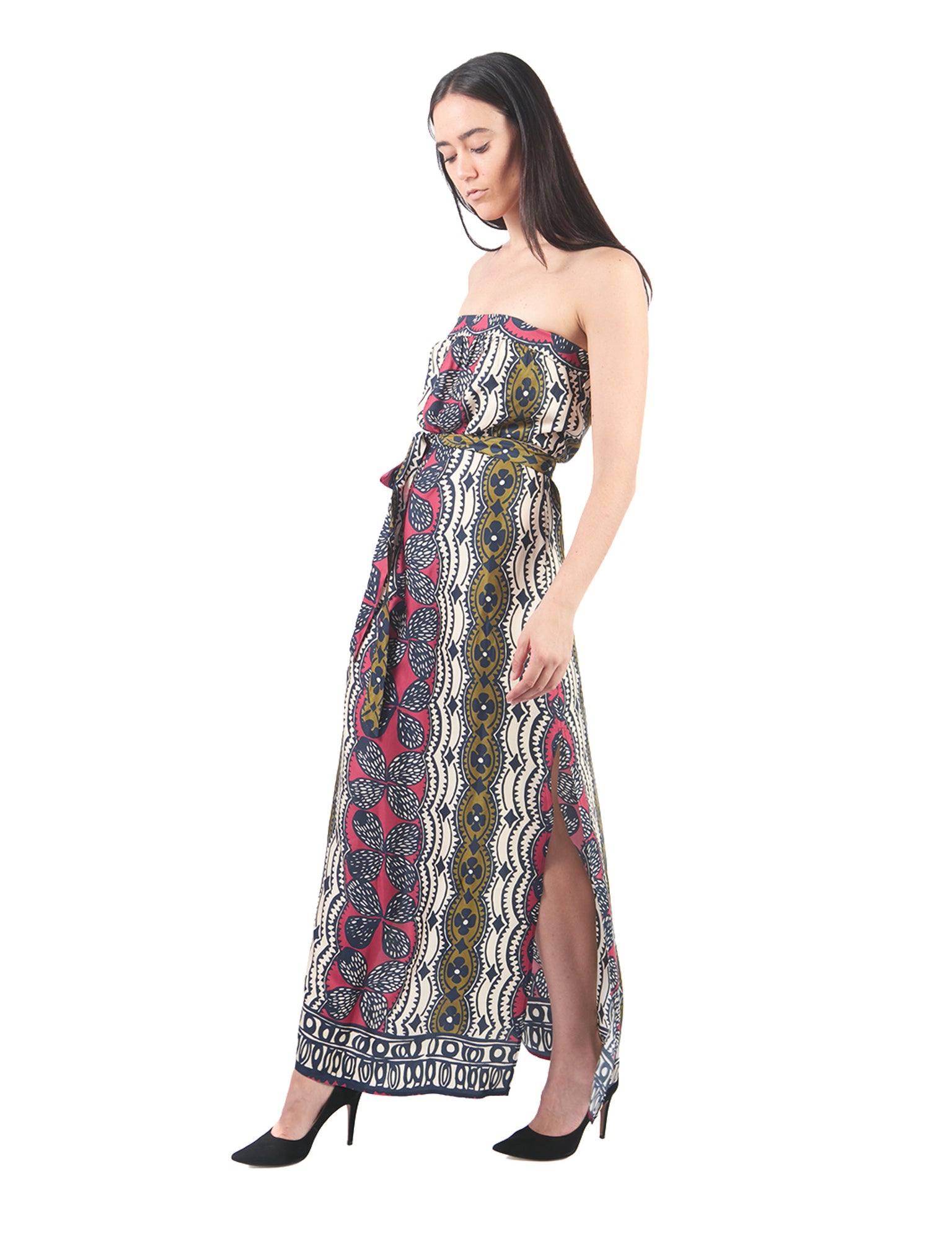 Vestidos Con Tirantes Y Strapless VD00949AEV AZUL