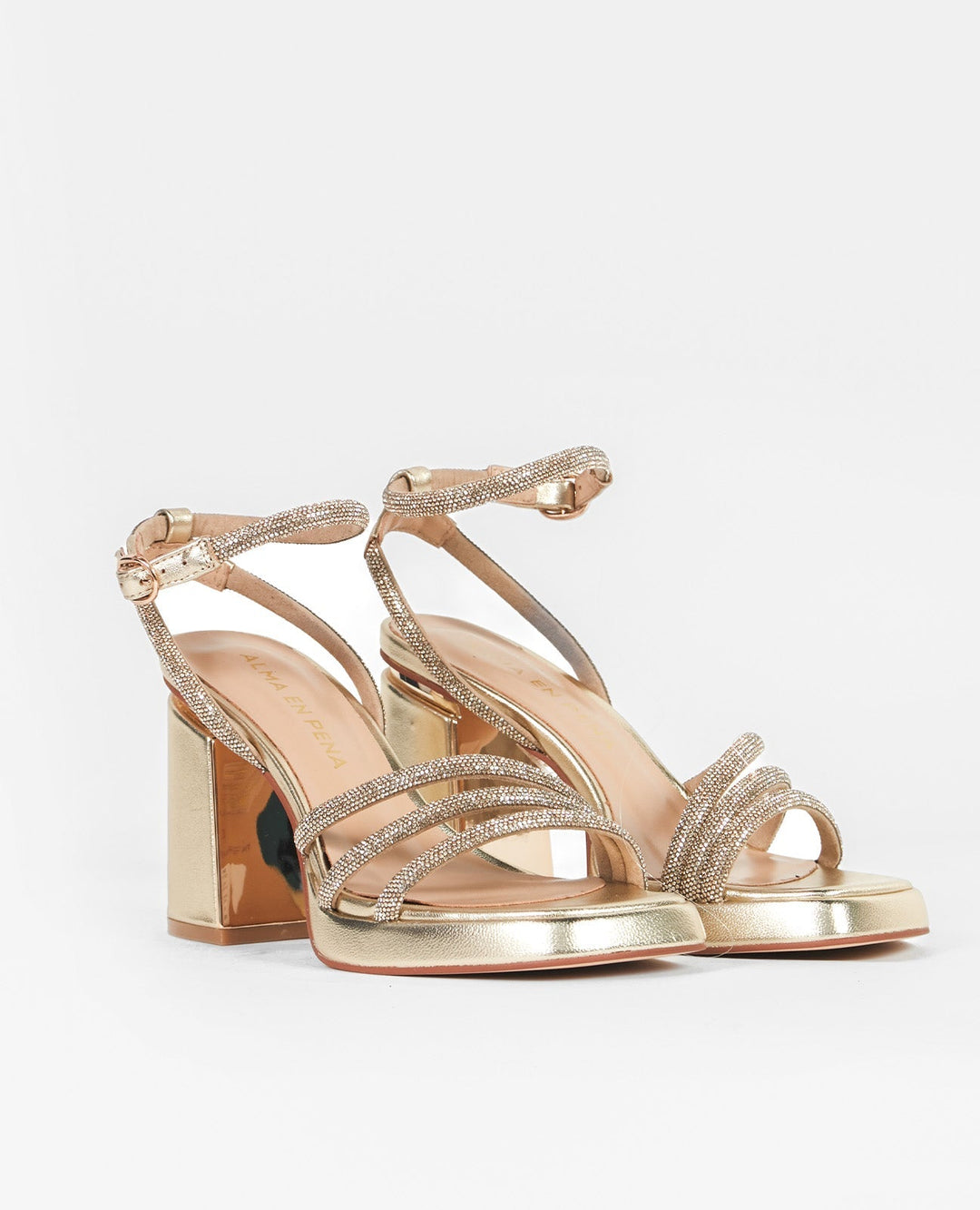 SANDALIA TACON TIRAS