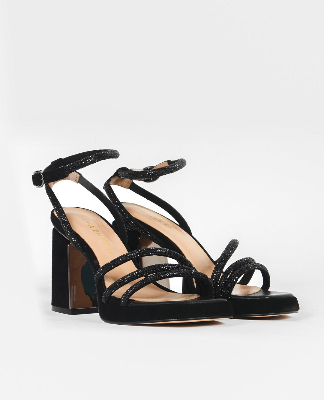 SANDALIA TACON TIRAS