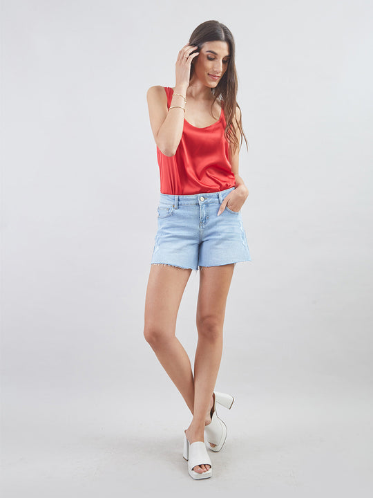 BLUSA MG AL CODO BL01266RBN