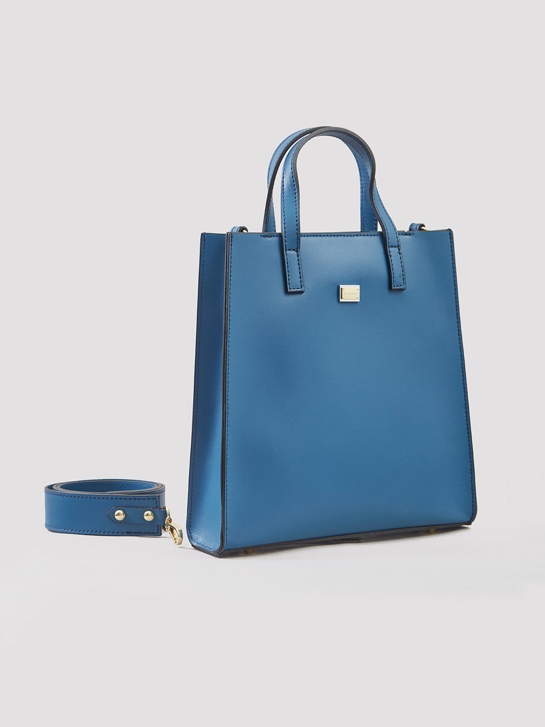 Carteras azules best sale de cuero