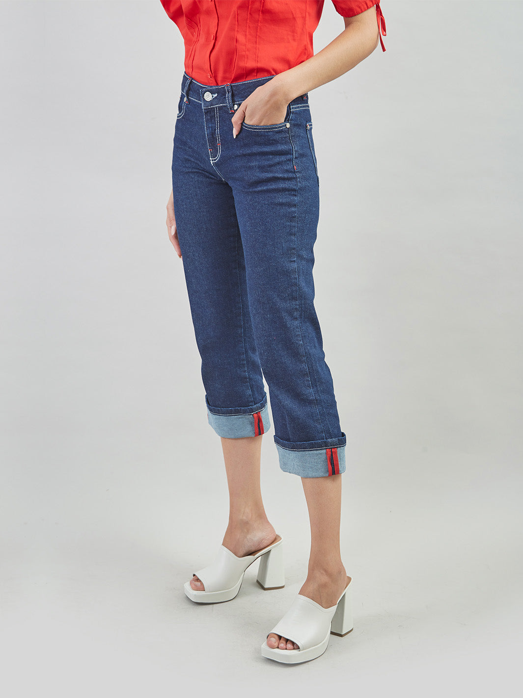 Pantalón Denim Flare Jp00454tym