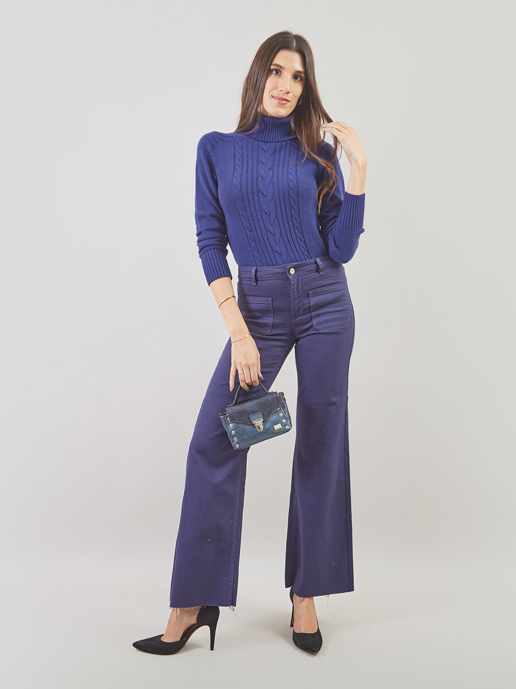 Pantalón Denim Palazo Jp00467smc