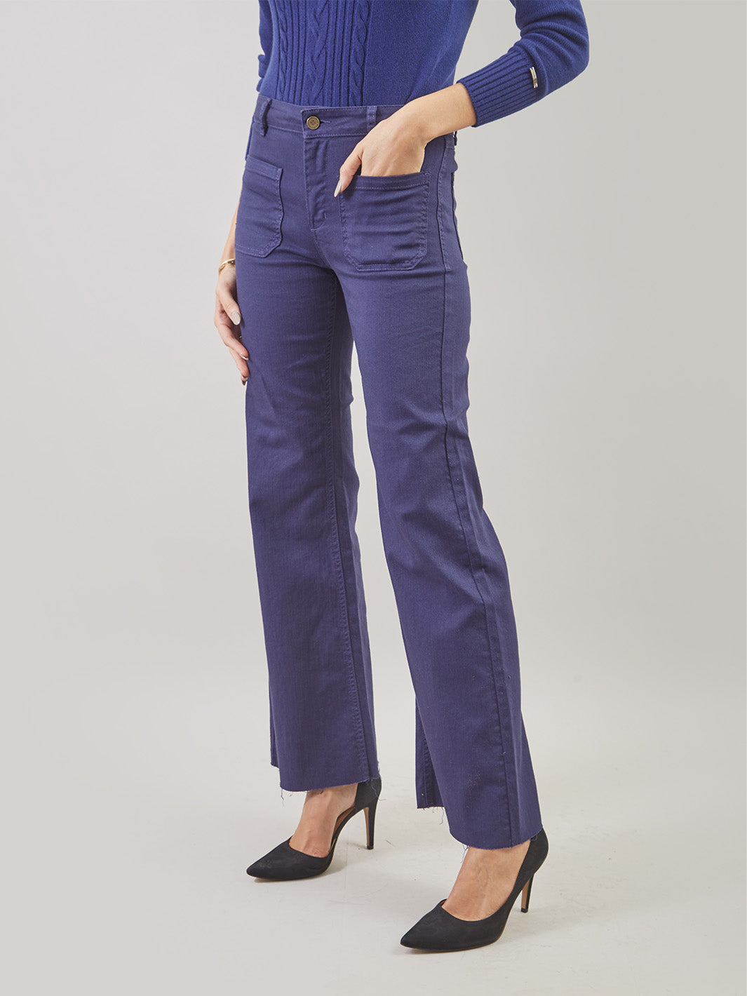 Pantalón Denim Palazo Jp00467smc