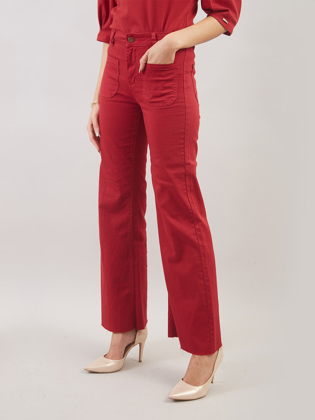 Pantalón Denim Palazo Jp00467smc