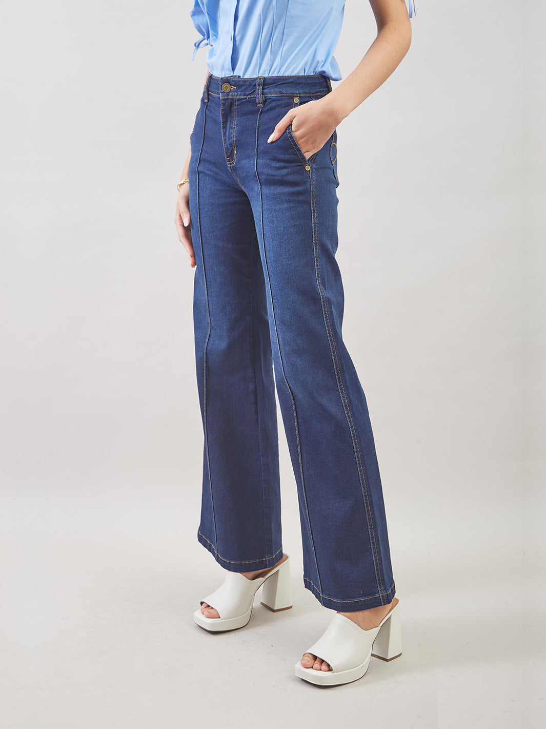 Pantalón Denim Flare Jp00453smc