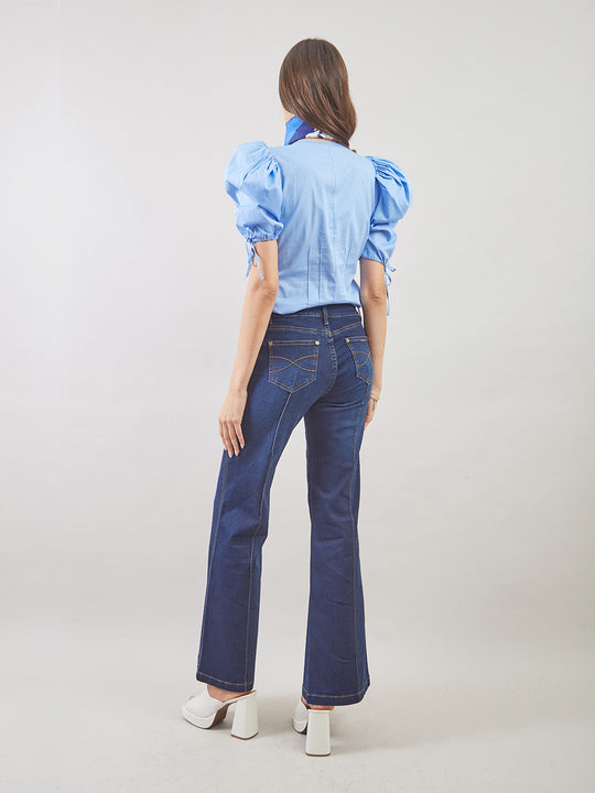 Pantalón Denim Flare Jp00453smc