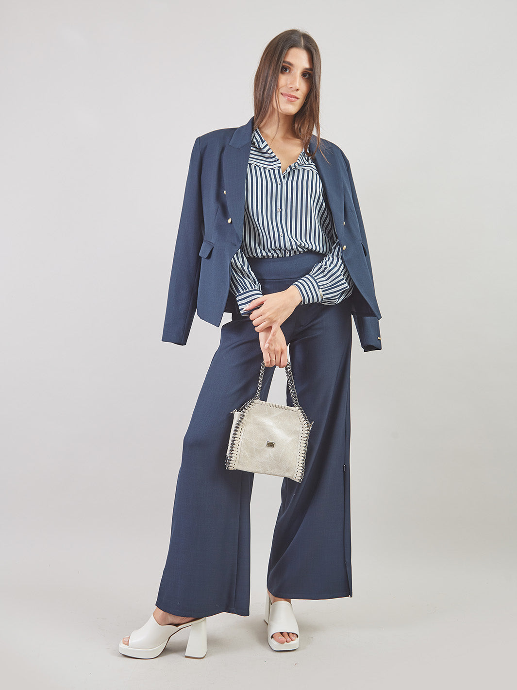 Pantalon Semi Palazo Pt00717mop