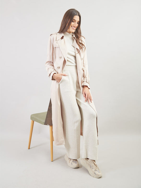 Trench Coat Manga Larga Tc00103slt