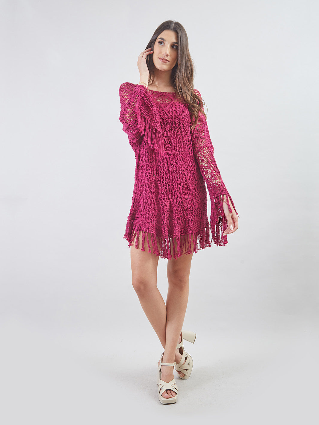 Vestido Manga Larga Vd00810hlo