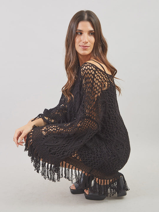 Vestido Manga Larga Vd00810hlo