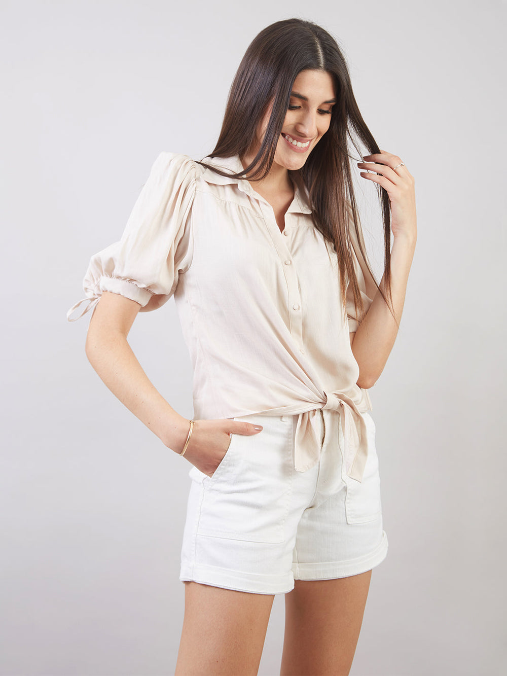 BLUSA MG AL CODO BL01257THR