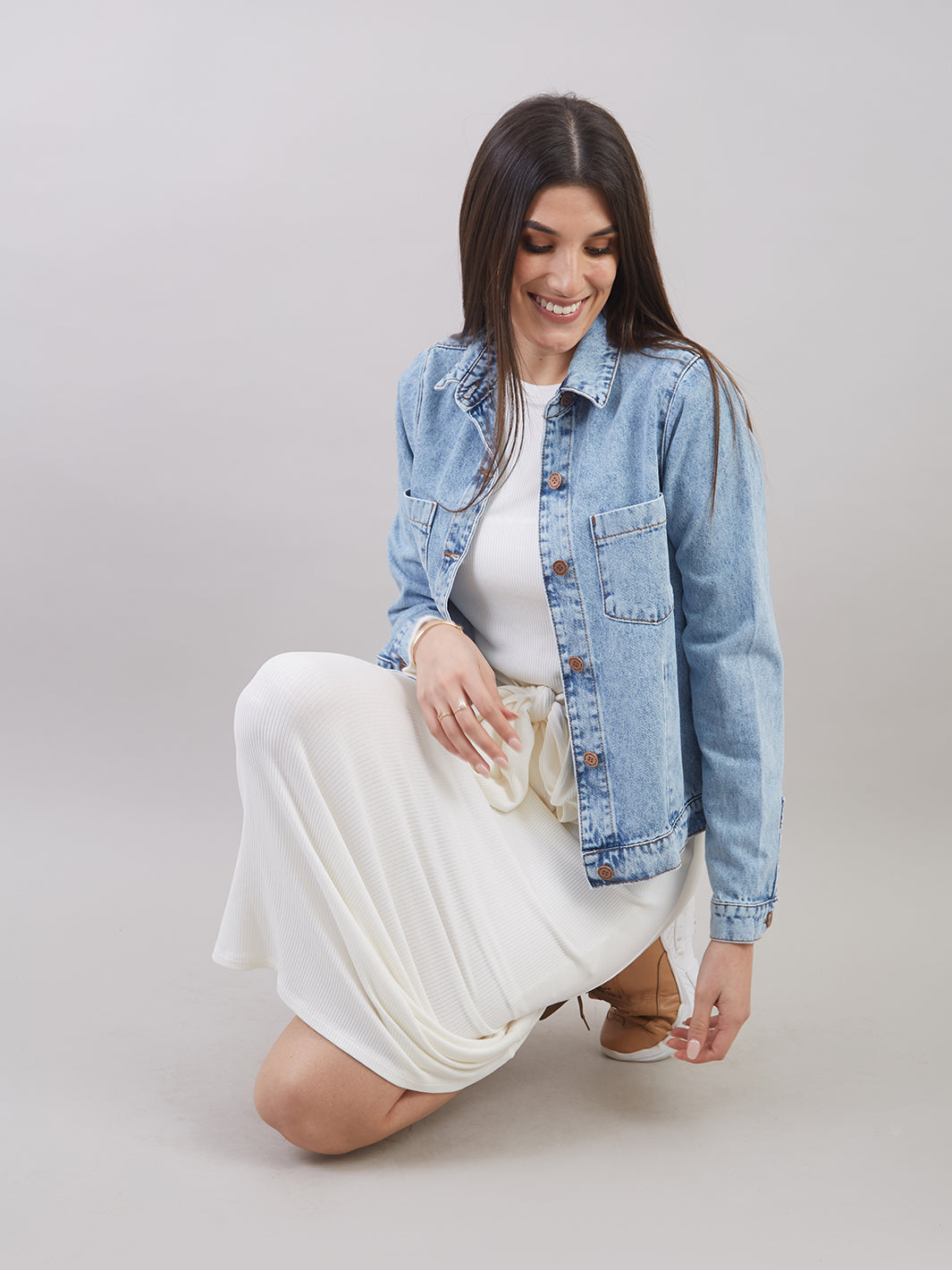 CASACA JEAN RECTA JC00160ALR