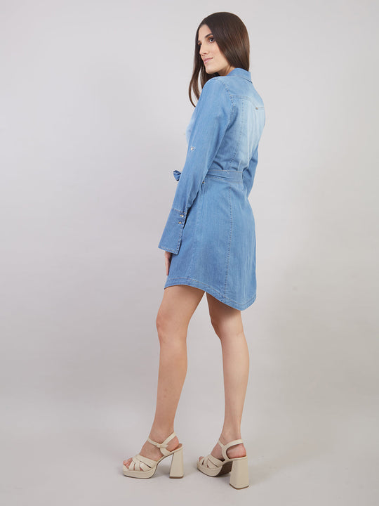 VESTIDO JEAN MANGA LARGA JV00128SMC