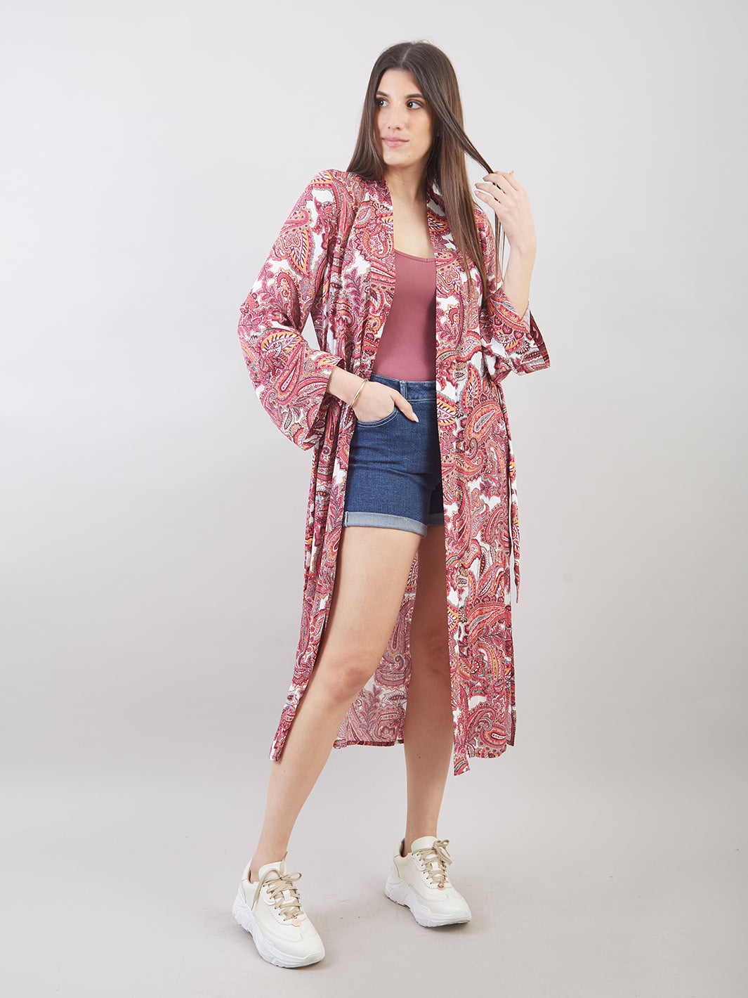 VESTIDO MANGA LARGA VD00780RCR