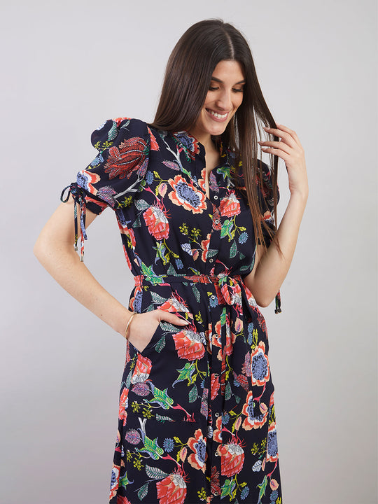 VESTIDO MANGA CORTA VD00788WOD