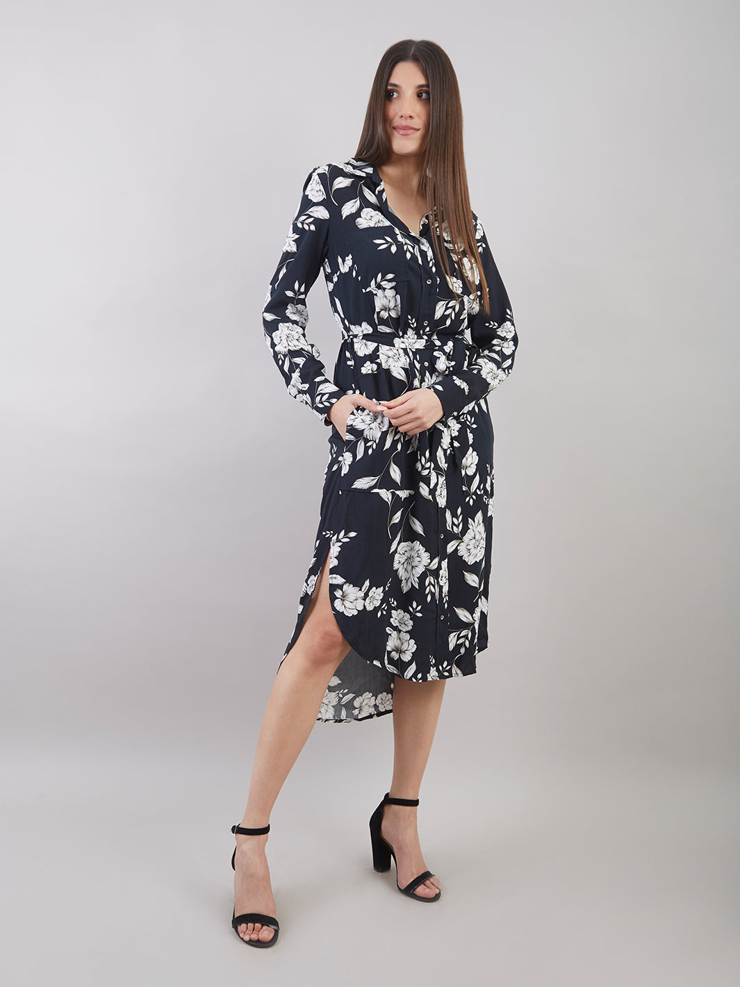 VESTIDO MANGA LARGA VD00789DEV