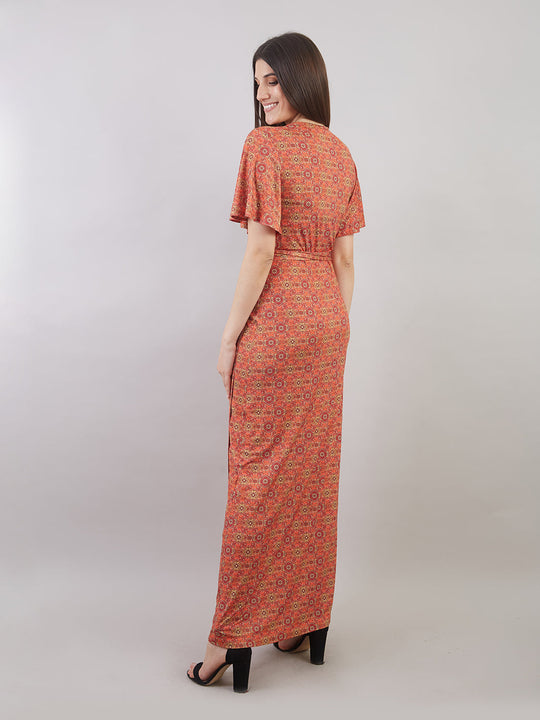 VESTIDO LARGO ENVOLVENTE VD00792VEE
