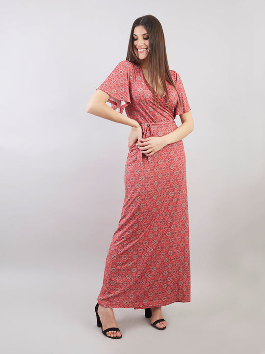 VESTIDO LARGO ENVOLVENTE VD00792VEE