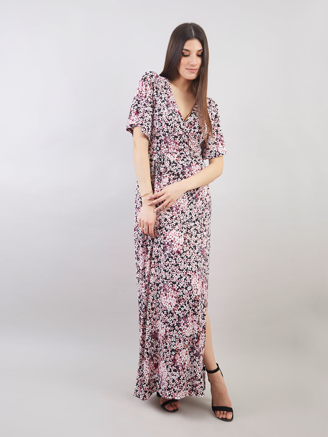 VESTIDO LARGO ENVOLVENTE VD00792VNH