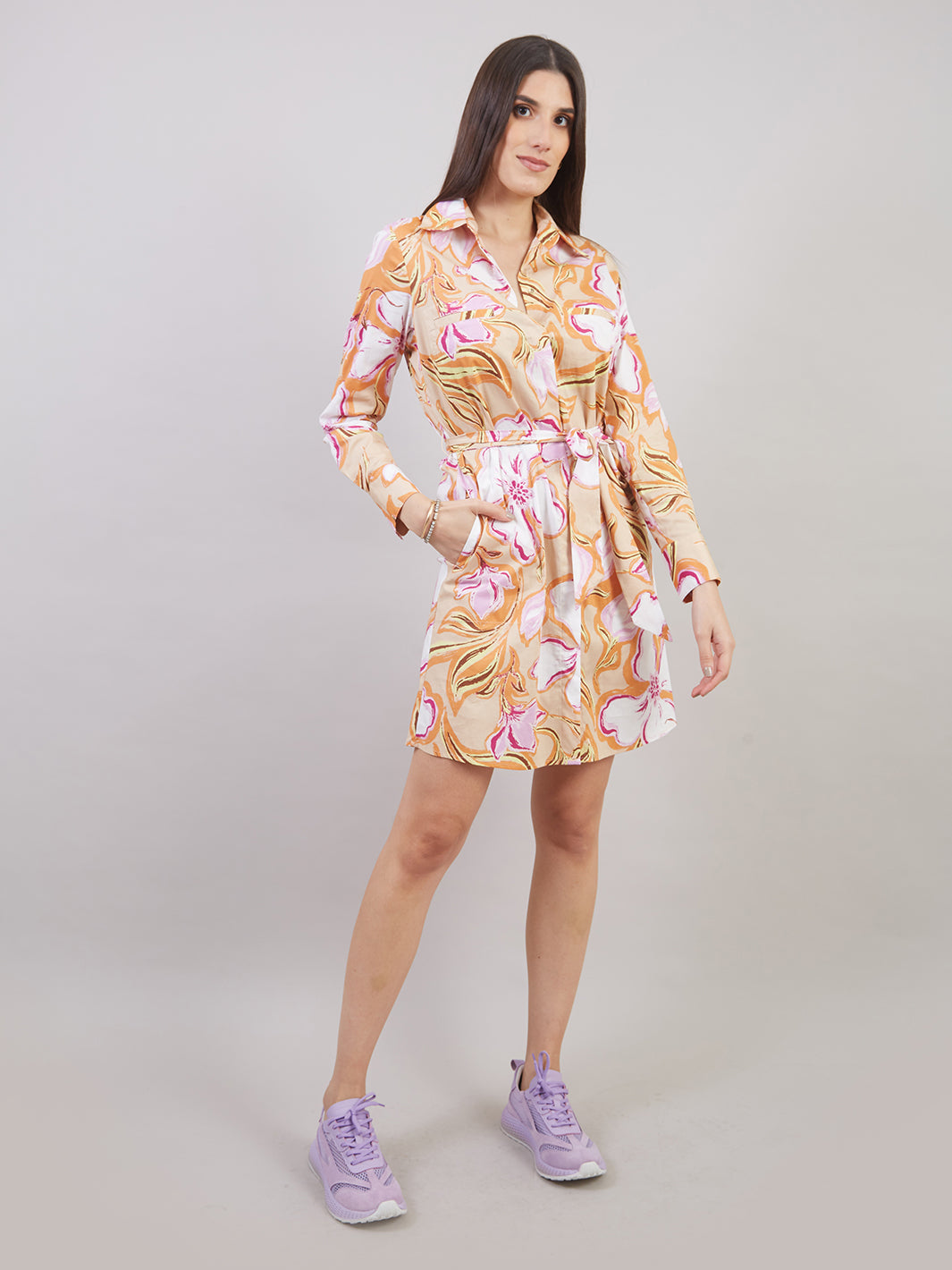 VESTIDO MANGA LARGA VD00793JSC
