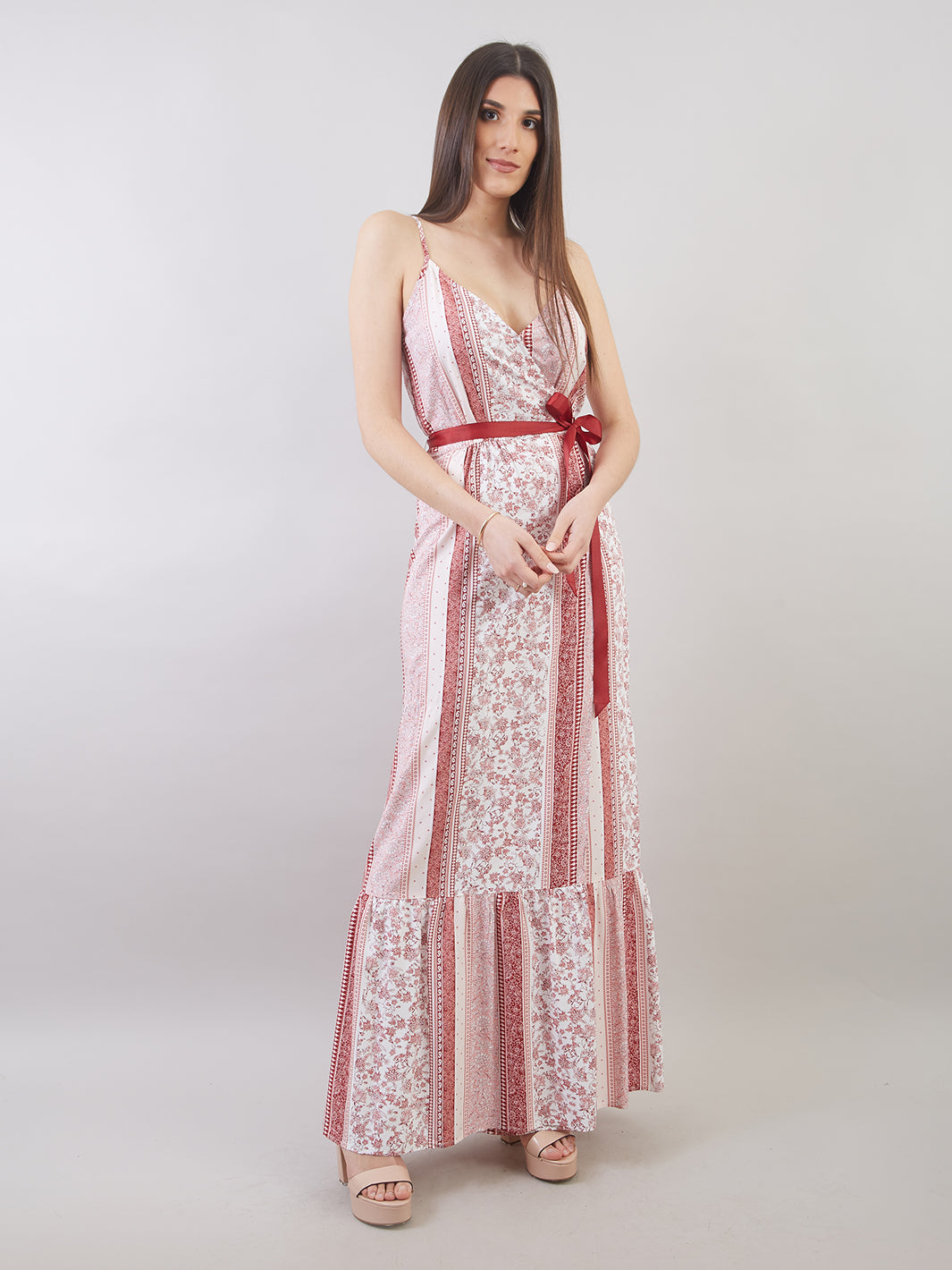 VESTIDO LARGO ENVOLVENTE VD00794ADA